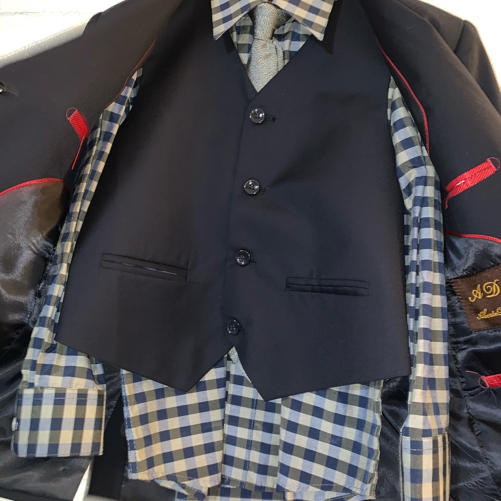 Blue suit for boys
